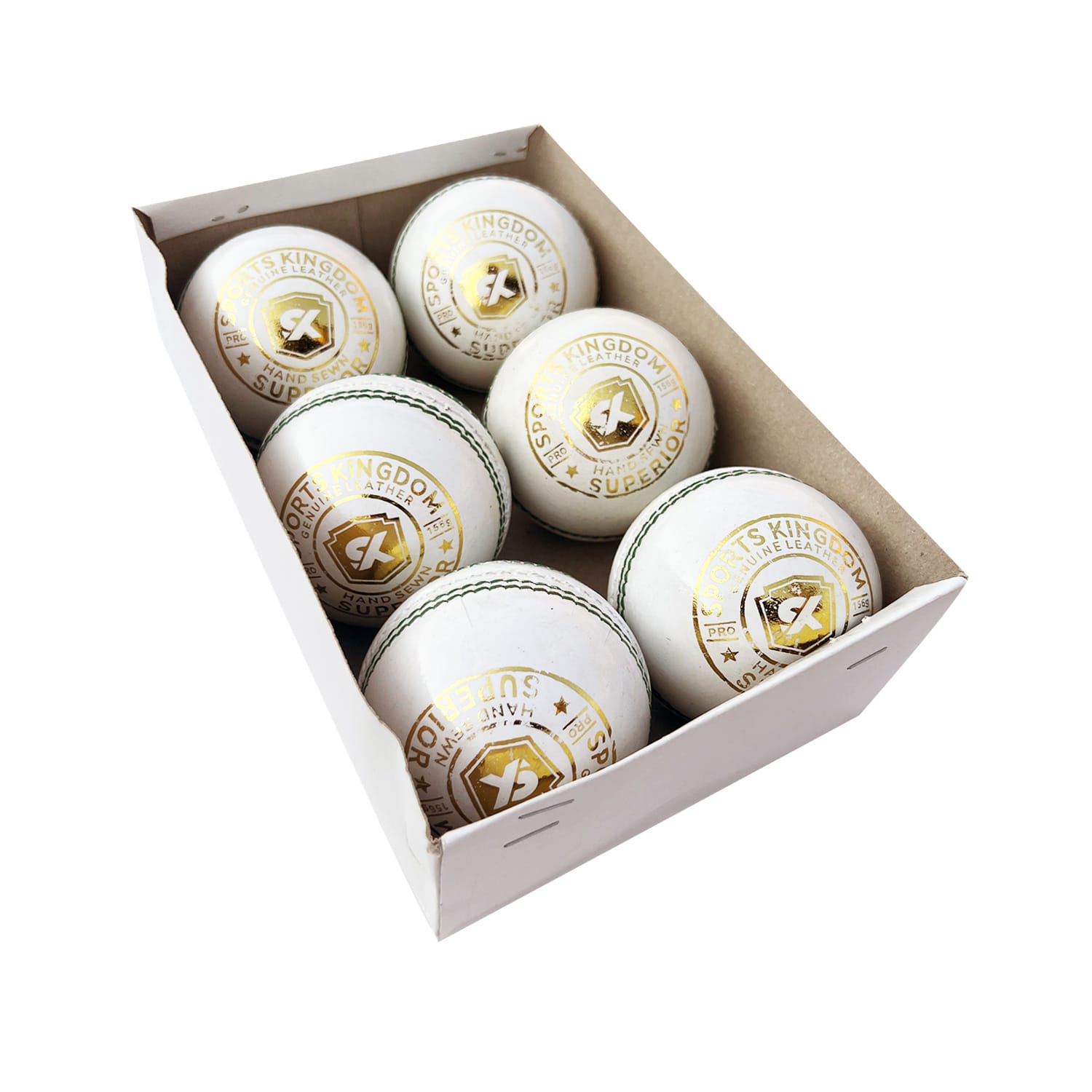 SK Pro Cricket Leather Ball 2 pieces