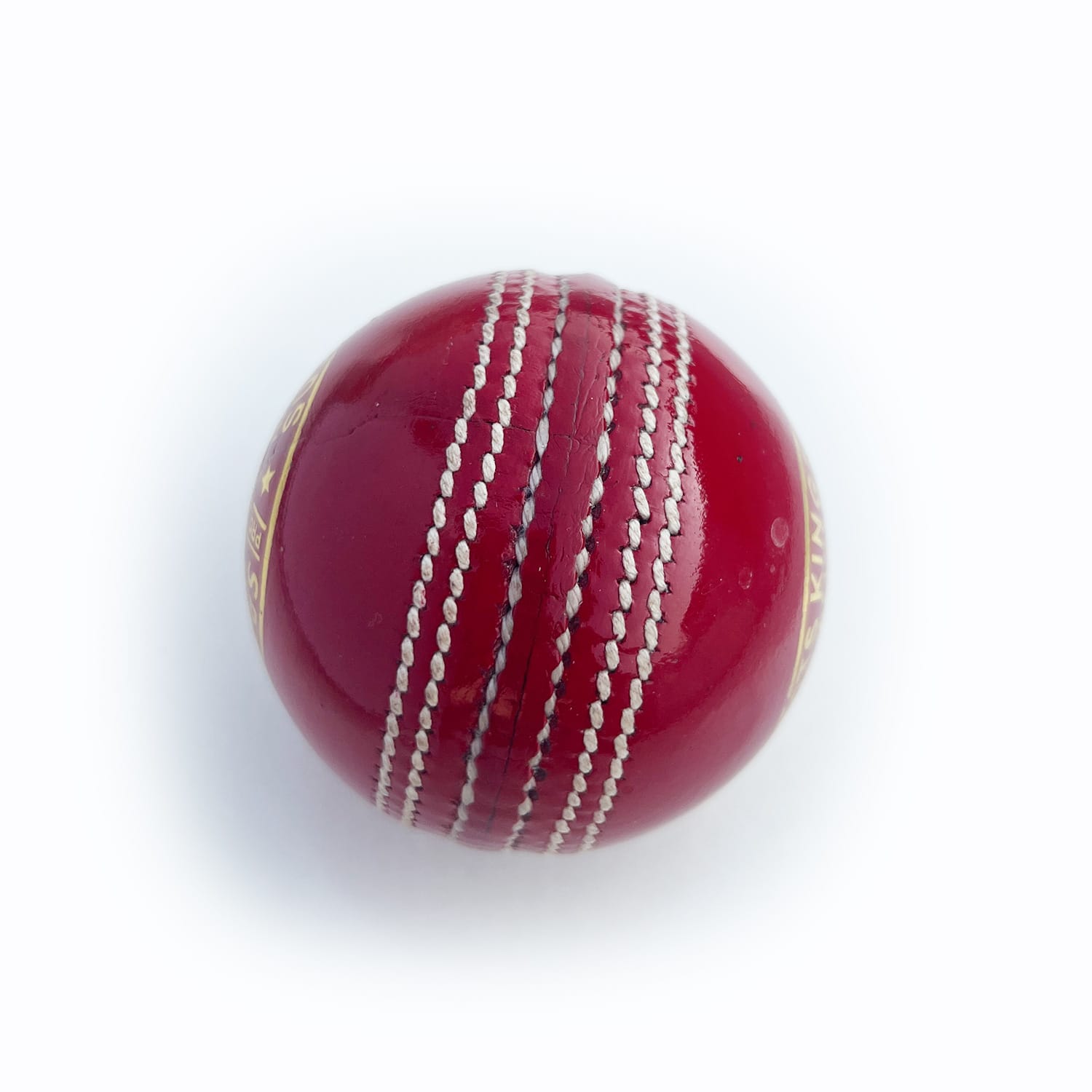SK Premium Leather Cricket Ball 4 Pieces - Image 2