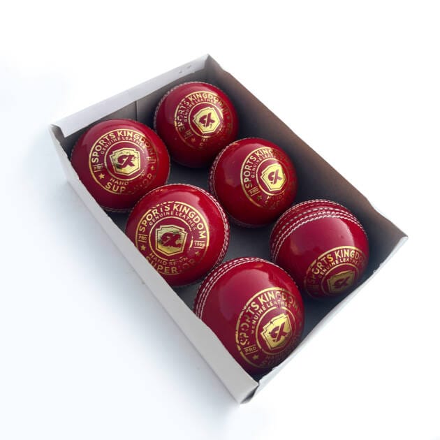 SK Premium Leather Cricket Ball 4 Pieces