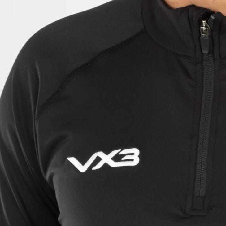 VX3 Men's Zip-up sweat - Black - Image 3