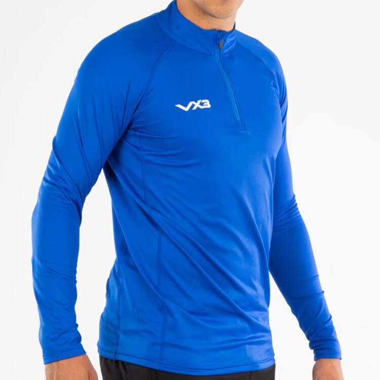 VX3 Men's Zip-up sweat - Blue