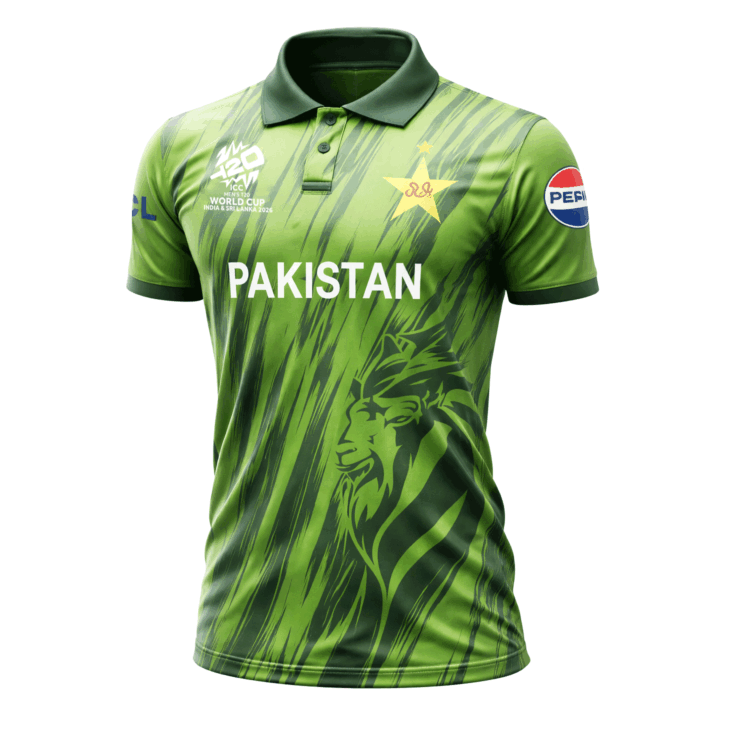 Pakistan T20 World Cup Shirt 2026 - Pakistan Fan Jersey