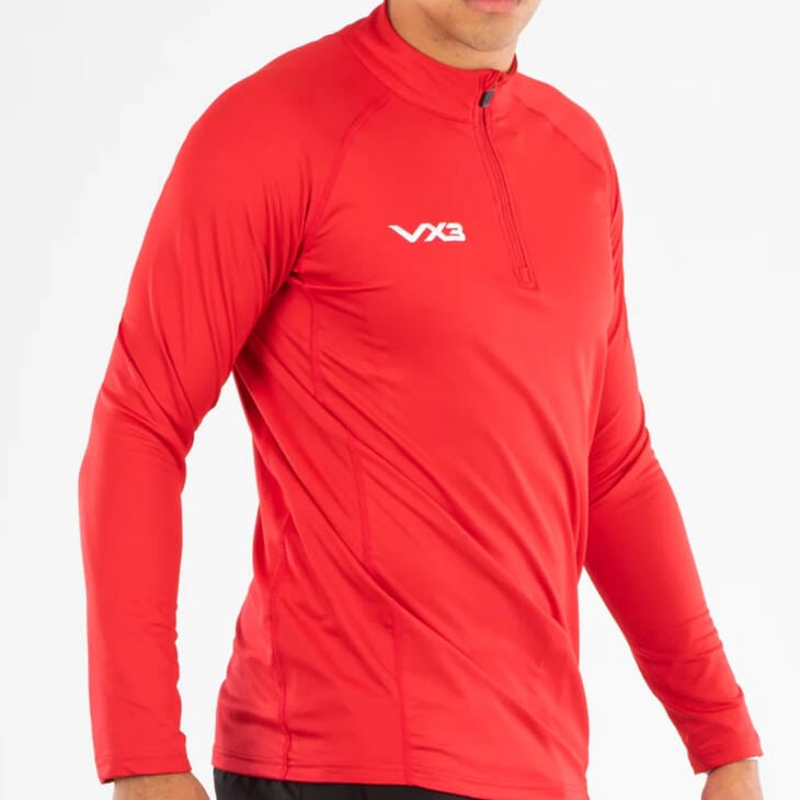 VX3 Men's Zip-up sweat - RED