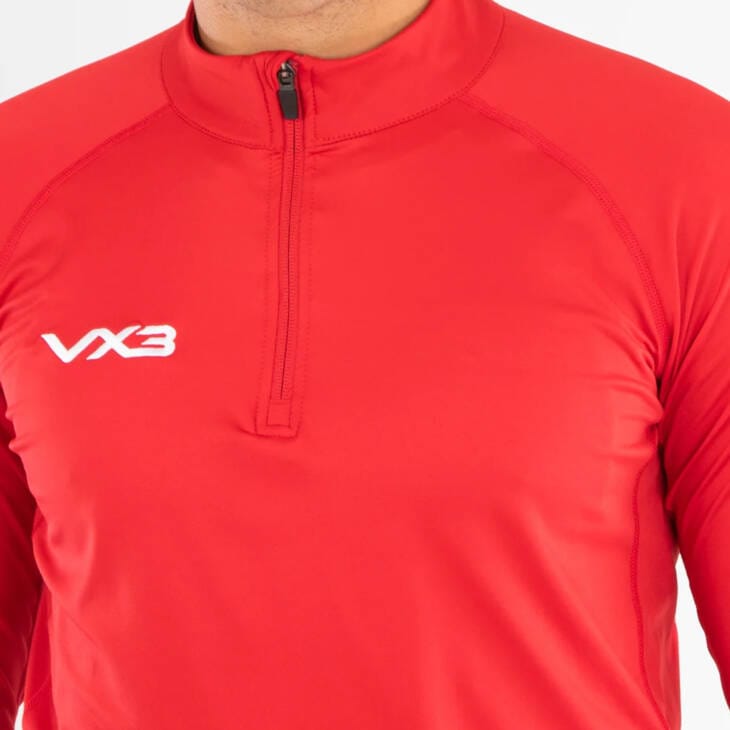 VX3 Men's Zip-up sweat - RED - Image 4