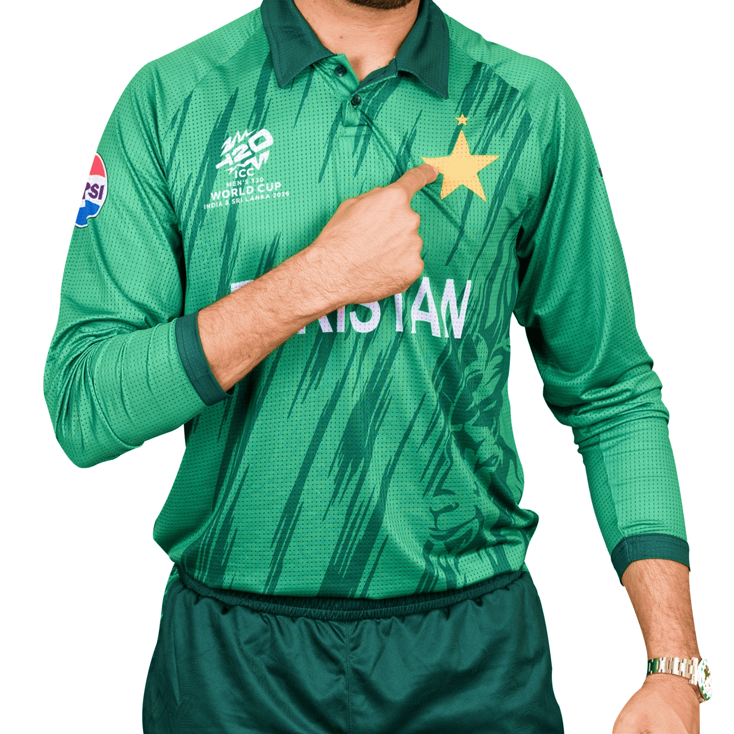 Pakistan T20 World Cup Shirt 2026 - Pakistan Fan Jersey