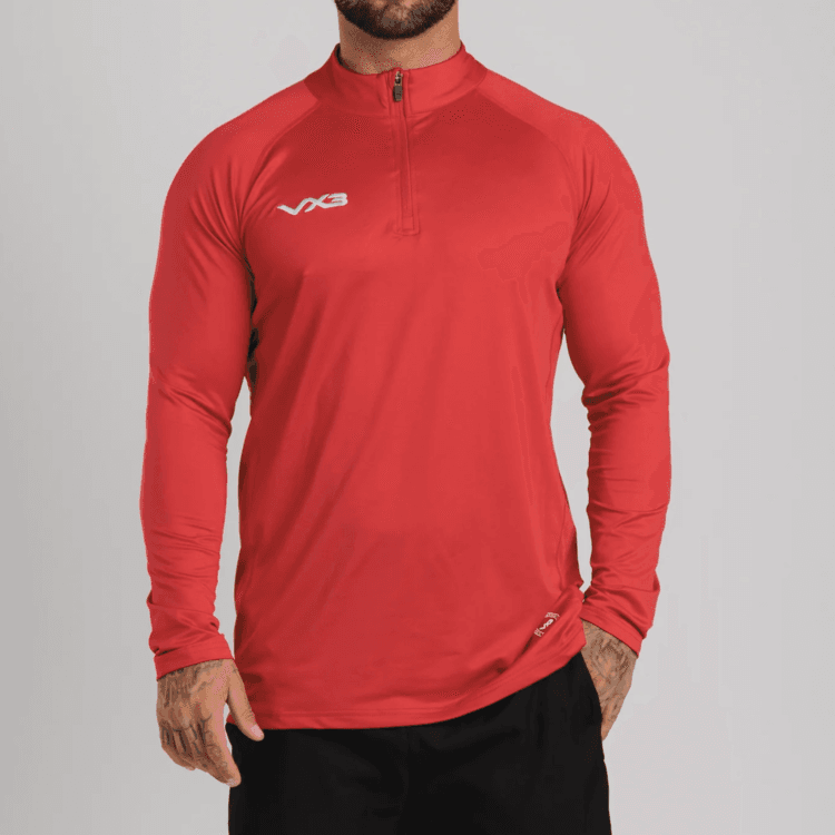 VX3 Men's Sweat Jersey- RED
