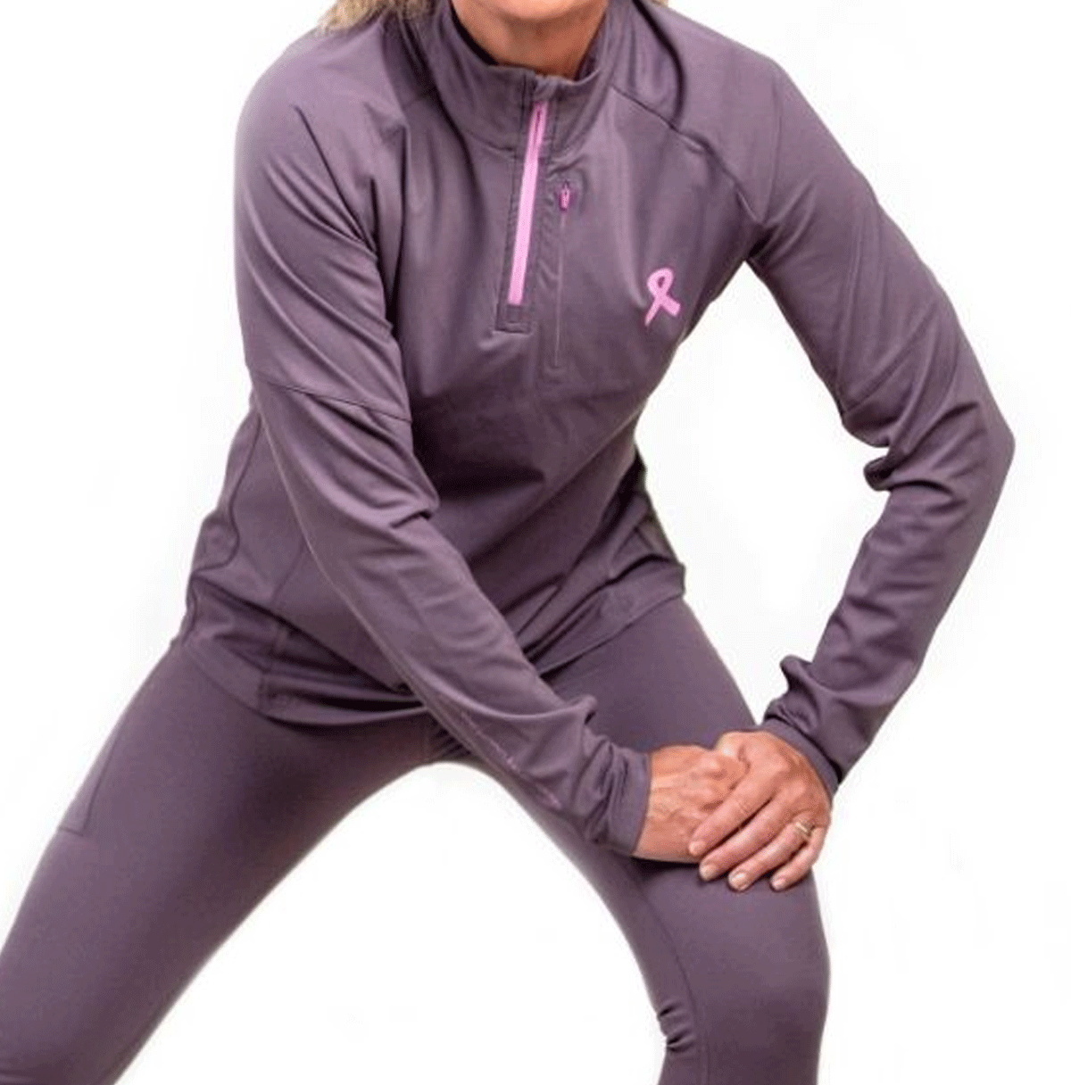 Lipati Breast Support Half zip